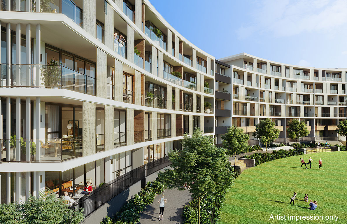 Claremont Grandstand external render